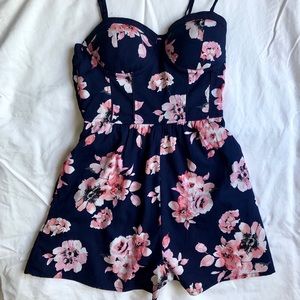 patterned romper